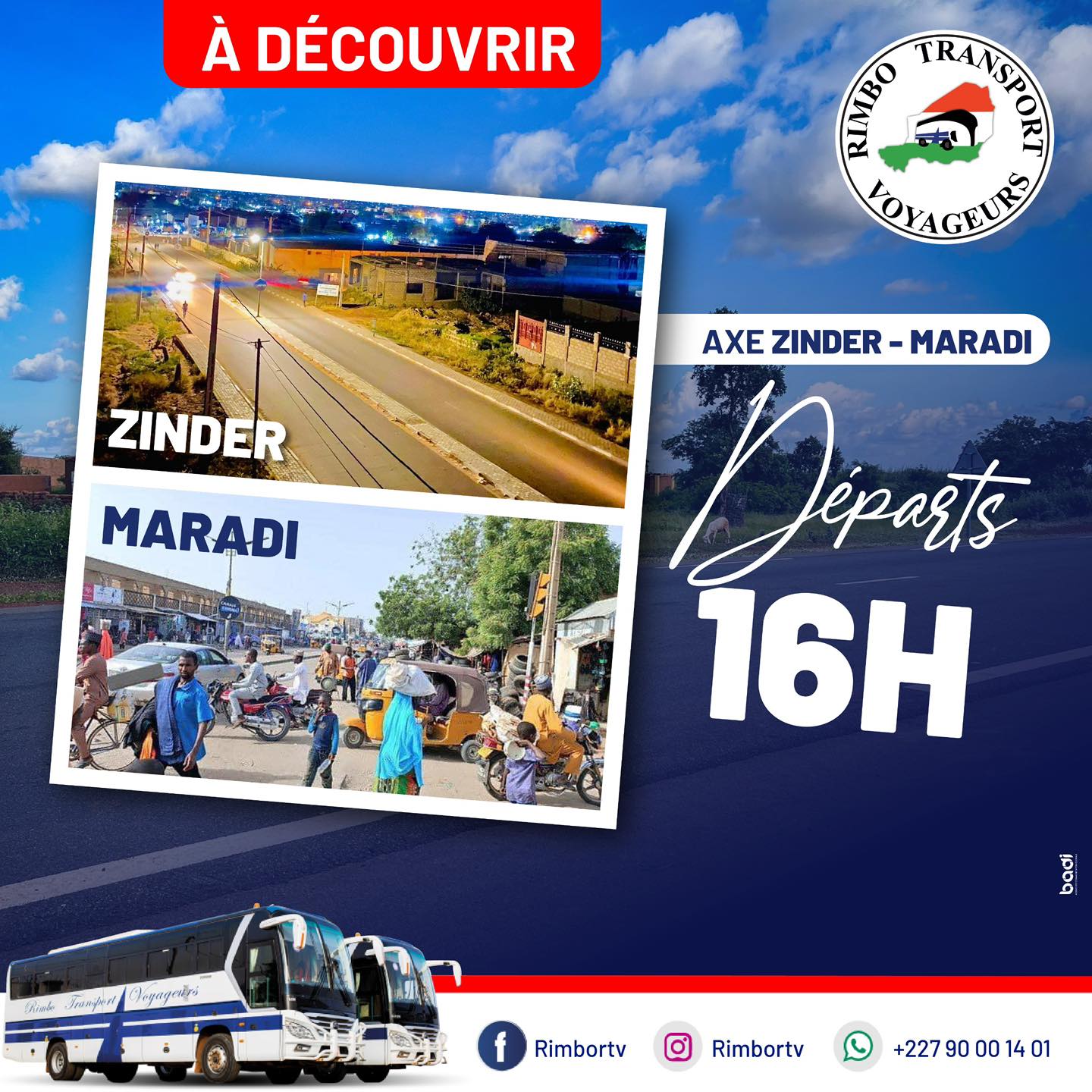 Départ 16h de ZINDER